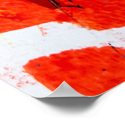 POSTER ABSTRAIT 5 (Coin)