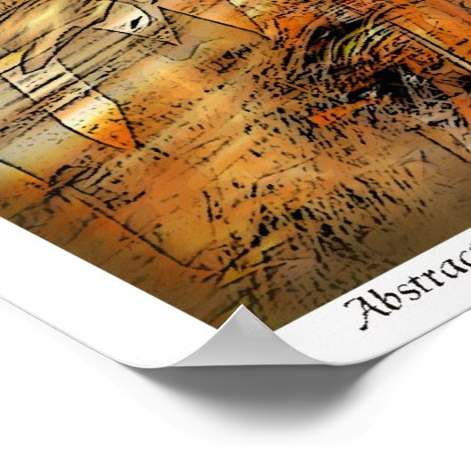 Poster Abstrait #57 (Coin)