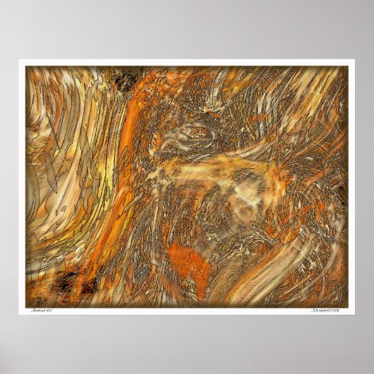 Poster Abstrait #57 (Devant)