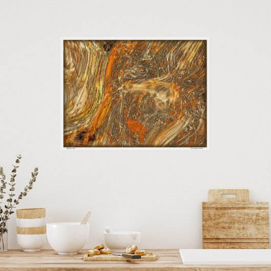 Poster Abstrait #57 (Cuisine)