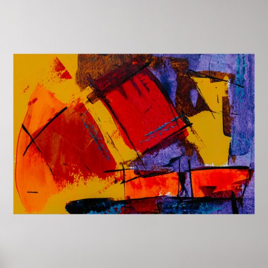 POSTER ABSTRAIT 6 (Devant)