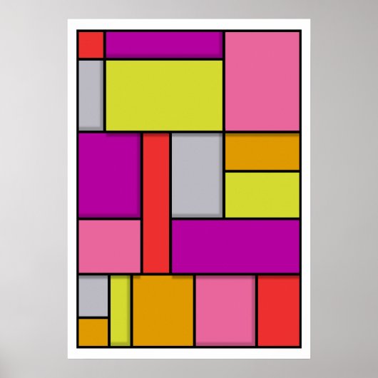 Poster Abstrait #60 (Devant)