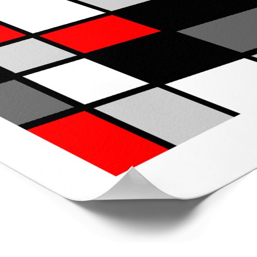 Poster Abstrait #73 (Coin)