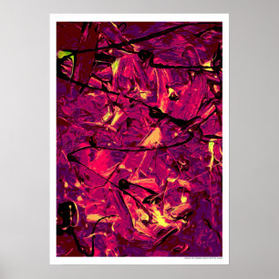 Poster Abstrait #787 Inferno d'Alighieri