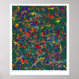 Poster Abstrait #819