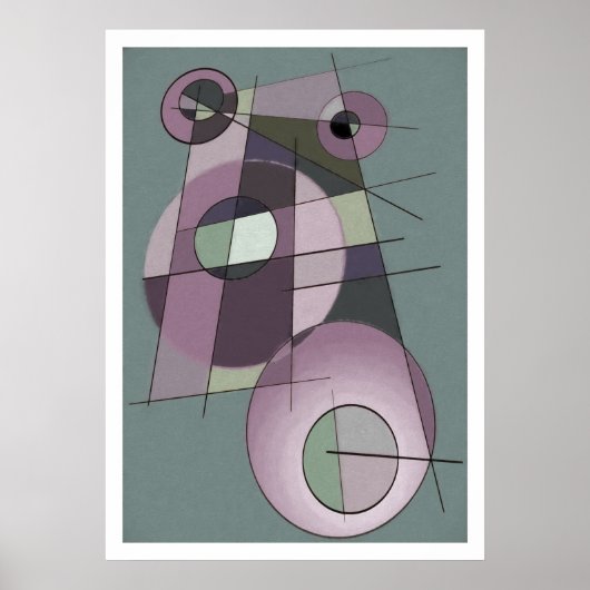 Poster Abstrait #851 (Devant)