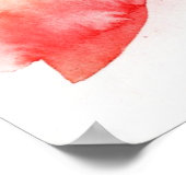 Poster Abstrait aquarelle peint à la main arrière - plan (Coin)