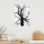 Poster Abstrait Arbre supérieur (Cuisine)