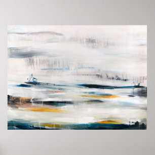 Poster Abstrait arrière - plan de peinture moderne. Conte