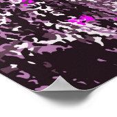 Poster Abstrait arrière - plan de peinture moderne. Illus (Coin)