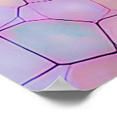 Poster Abstrait arrière - plan transparent de taches colo (Coin)