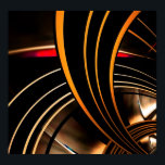 Poster Abstrait Art Gold Space 2<br><div class="desc">Poster Abstrait Art Gold Space 2</div>