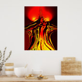 Poster Abstrait aux fruits interdits (Cuisine)