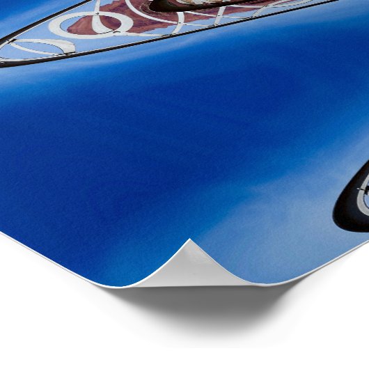 Poster Abstrait blanc de clôture, 2018 | Images SVP (Coin)