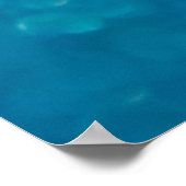 Poster Abstrait bleu, arrière - plan artistique. (Coin)