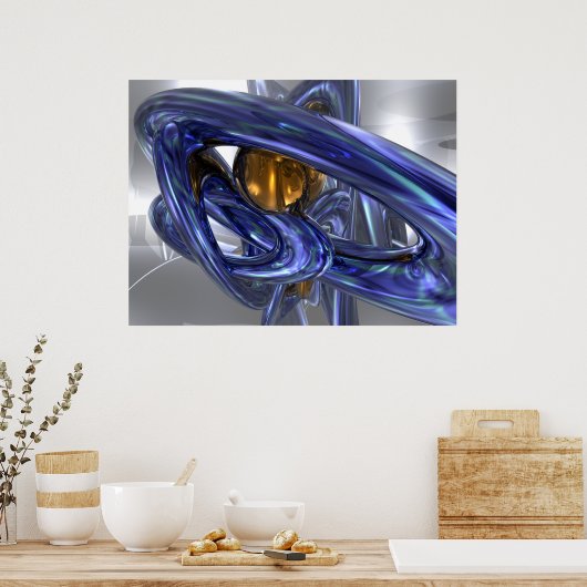 Poster Abstrait Bliss interne (Cuisine)