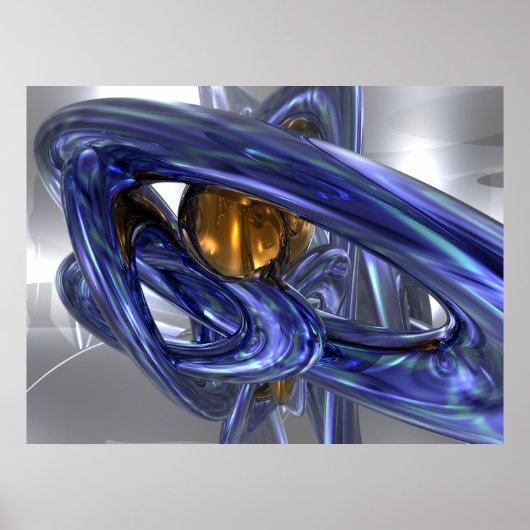 Poster Abstrait Bliss interne (Devant)