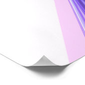 Poster Abstrait Blue Smoke (Coin)