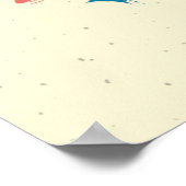 Poster Abstrait Boomerang Stellaire de l'Ère Atomique du (Coin)