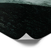 Poster Abstrait Botanique Vert Moutarde Texturé Minimalis (Coin)