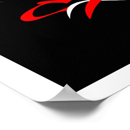 Poster Abstrait Breaststroke 12 (Coin)