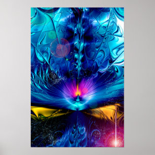 Poster Abstrait brisant