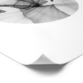 Poster Abstrait Cercle | 8x10 (Coin)