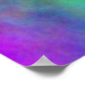 Poster Abstrait Color Splash (Coin)
