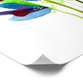 poster Abstrait coloré à l'aquarelle (Coin)