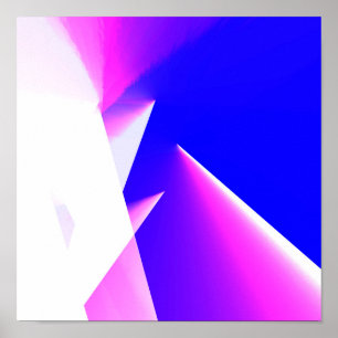 Poster Abstrait coloré minimal modifiable ajouter votre t