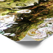 Poster Abstrait - couleurs Tourbillonnant (Coin)