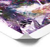 Poster Abstrait cristallin 6 (Coin)