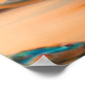 Poster Abstrait de bâton à vapeur (Coin)