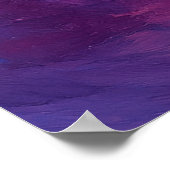 Poster Abstrait de Braise Céleste (Coin)