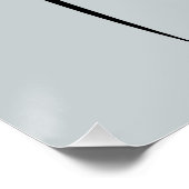 Poster Abstrait de fleurs de Philadelphus blanc (Coin)