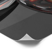 Poster Abstrait de la montée du mercure (Coin)