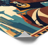 Poster Abstrait de la Renaissance de Harlem (Coin)