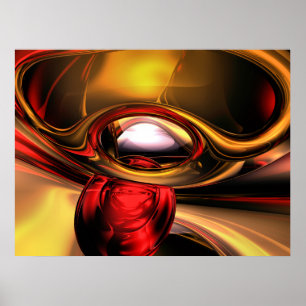 Poster Abstrait de l'oeil des dieux