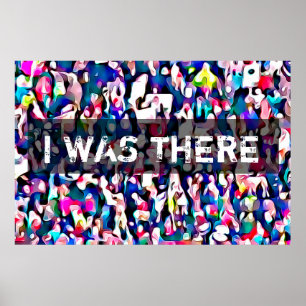 Poster Abstrait de Photo lors de la manifestation pour le