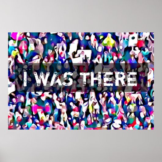 Poster Abstrait de Photo lors de la manifestation pour le (Devant)