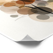 Poster Abstrait Décor Mur Art Fleur (Coin)