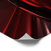 Poster Abstrait des blessures profondes (Coin)