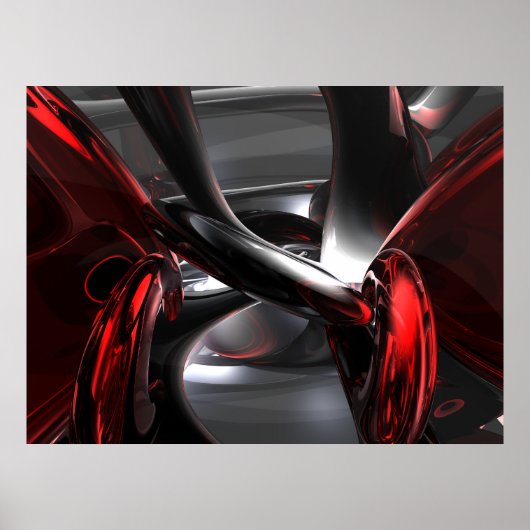 Poster Abstrait des blessures profondes (Devant)