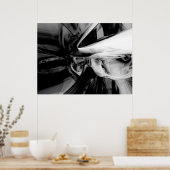 Poster Abstrait des sentiments négatifs (Cuisine)