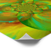 Poster Abstrait Dreamo trippy art moderne (Coin)