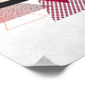 Poster Abstrait du milieu du siècle (Coin)