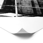 Poster Abstrait du pont Brooklyn (Coin)