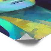 Poster Abstrait d'une belle fille Art conceptuel Imprimer (Coin)