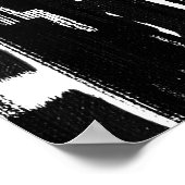 Poster Abstrait en noir (Coin)