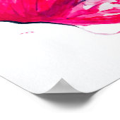 Poster Abstrait en toile Papillon Premium (8x10) (Coin)